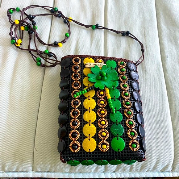 Handbags - Jamaican embelished fun cossbody bag